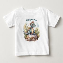 Para Bebê Camiseta Personalizada de Dinossauro