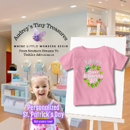Para Bebê Camiseta Personalizada do 1º Dia de São Patrício d