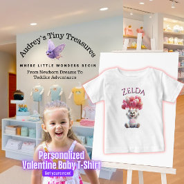 Para Bebê Camiseta Personalizada do Primeiro Dia dos Namorad