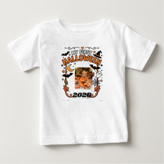 Para Bebê Camiseta Personalizada Meu Primeiro Halloween 2026