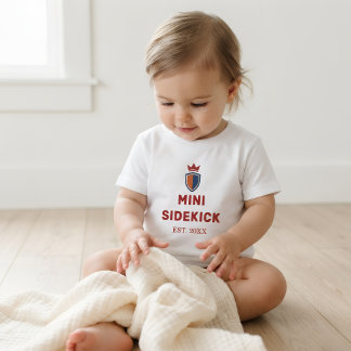 Para Bebê Camiseta Personalizada Pai e Filho Combinando
