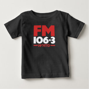Para Bebê Camiseta rádio WHTG 106.3 FM - Camiseta _ Hoodie