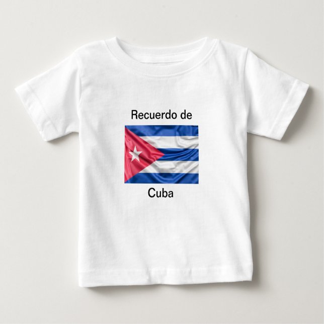 Para Bebê Camiseta recuerdo de Cuba (Frente)