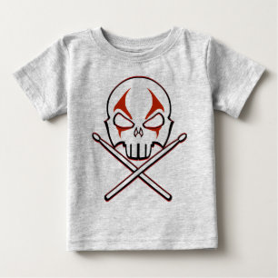 Para Bebê Camiseta Rock & Roll Baby Shirt