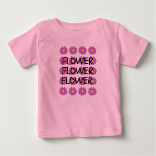 Para Bebê Camiseta rosa-bebê