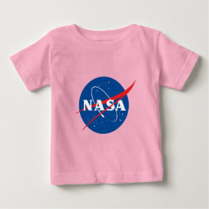 Para Bebê Camiseta Rosa Celestial da NASA