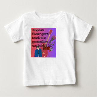 Para Bebê Camiseta Stephen foster