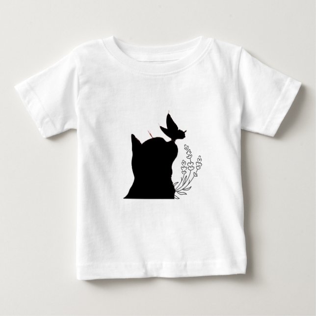 Para Bebê Camiseta sussurros de luz (Frente)