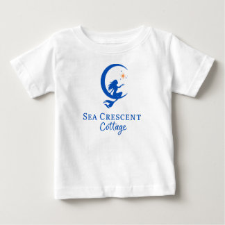 Para Bebê Camiseta tamanho Baby Casa Sea Crescent