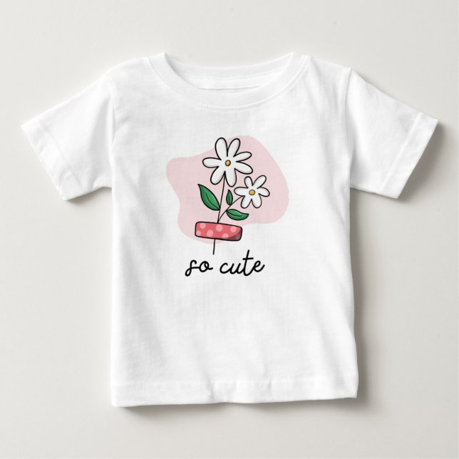 Para Bebê Camiseta tão fofa (Frente)