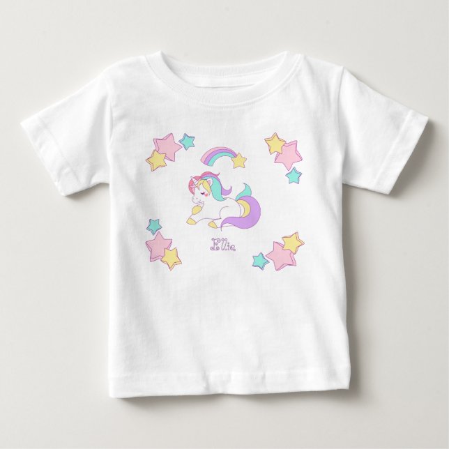 Para Bebê Camiseta Unicorn Baby (Frente)