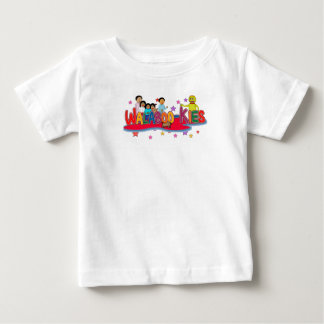 Para Bebê camiseta Walabookies