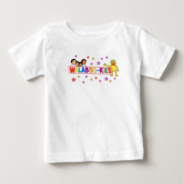 Para Bebê camiseta walabookies star (Frente)