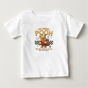 Para Bebê Camiseta Winnie the Pooh Volta às Aulas