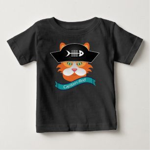 Para Bebê Capitão Red - de camiseta Baby Fine Jersey