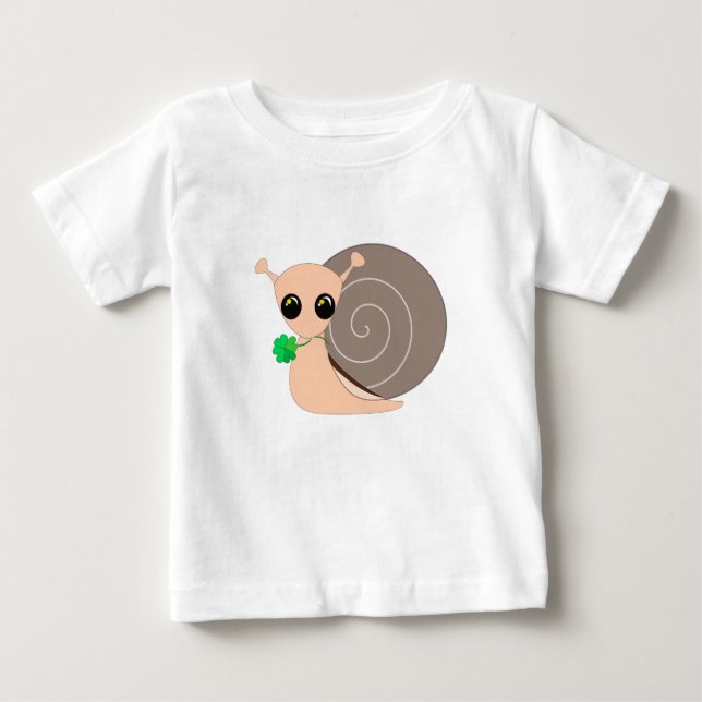 Para Bebê Caracol com Camiseta Clover Baby (Frente)