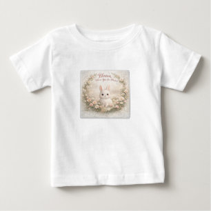 Para Bebê Coelho de Camiseta Infantil Bloom Where You Are Pl