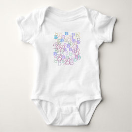 Para Bebê Confeite de Letras "B" Body Baby