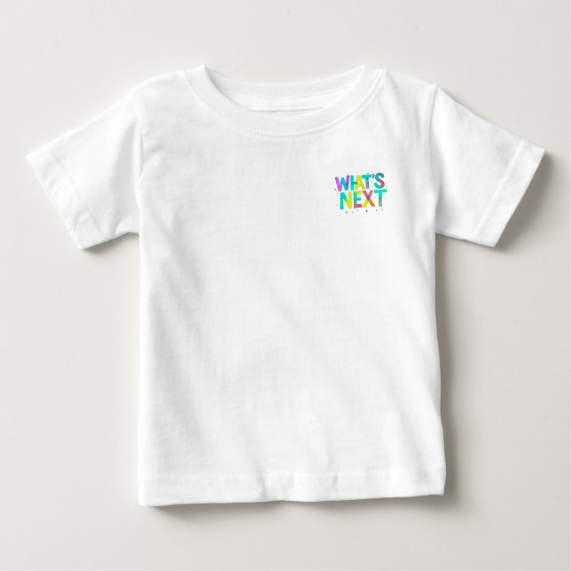 Para Bebê Continue indo à camiseta (Frente)