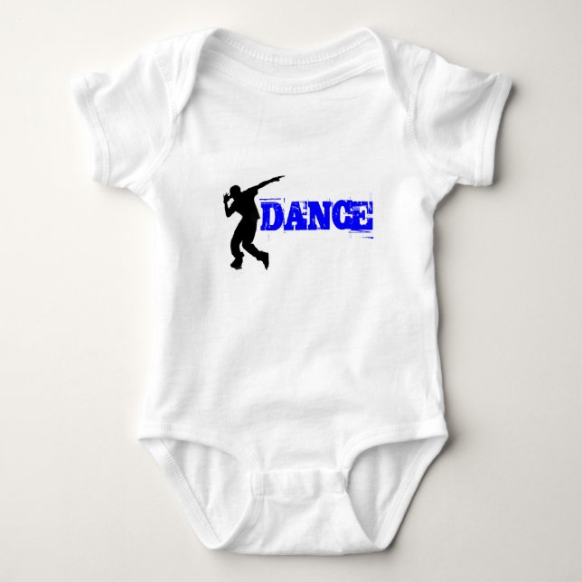 Para Bebê Criança Dance Body T-Shirt (Frente)