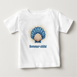 Para Bebê Criança de Verão - Camiseta infantil com Design de