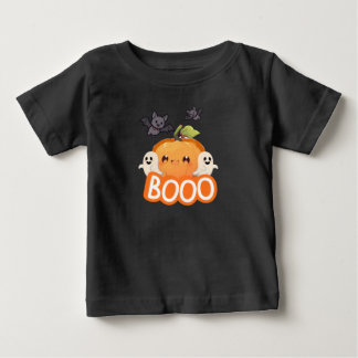 Para Bebê Cute Pumpkin Ghosts BOOO Camiseta de Halloween