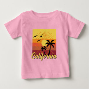Para Bebê Design da Califórnia - Camiseta Baby Fine Jersey