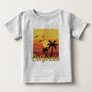 Para Bebê Design da Califórnia - Camiseta Baby Fine Jersey