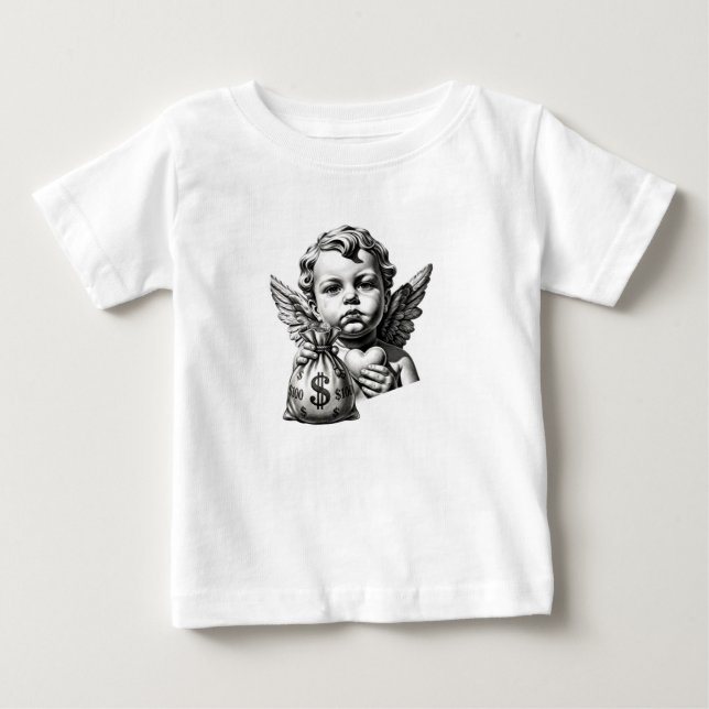 Para Bebê Design de Camiseta Bad Boy | Gráfico Ousado de Str (Frente)