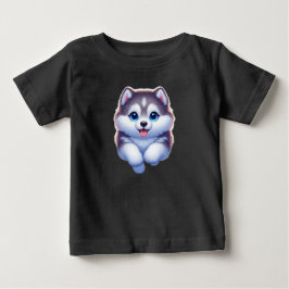 Para Bebê Design de camiseta do cachorro doce