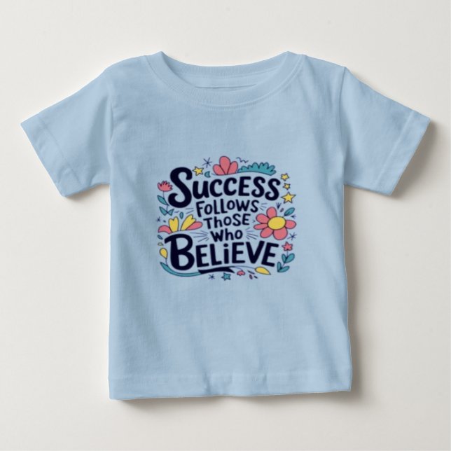 Para Bebê design de moda caminhando e camiseta de bondade (Frente)