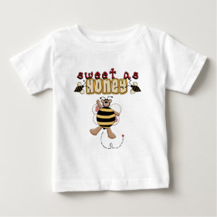 Para Bebê Doce da abelha como o camiseta e os presentes do