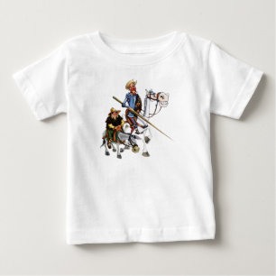 Para Bebê DON QUIJOTE, SANCHO, T-SHIRT Camiseta de