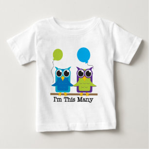 Para Bebê Duas corujas eu sou camiseta deste muito