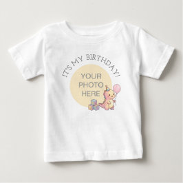 Para Bebê É Meu Aniversário Crie Sua Própria Camiseta de Beb