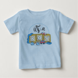 Para Bebê É uma camiseta Boy Baby Fine Jersey