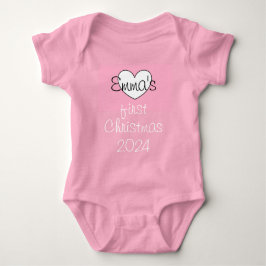 Para Bebê #Emma Christmas onsie/baby body