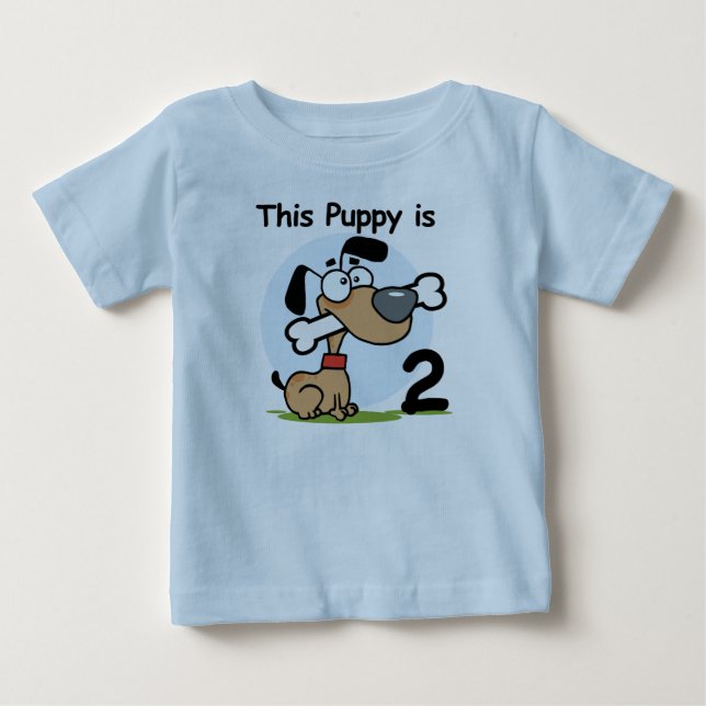Para Bebê Esta camiseta e presentes de segundo aniversário (Frente)