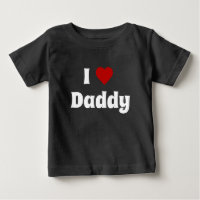 Eu adoro camiseta pai