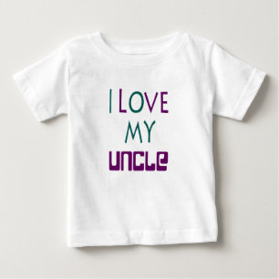 Para Bebê Eu amo a camiseta do meu tio Toddler