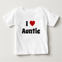 Eu amo camiseta da tia