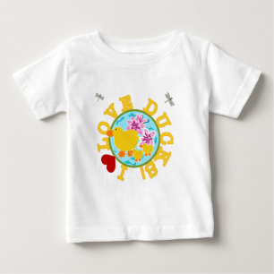 Para Bebê Eu amo o camiseta e os presentes dos patos