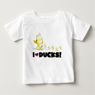 Para Bebê Eu amo o camiseta e os presentes dos patos