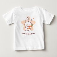 Eu cenoura sobre você baby Camiseta