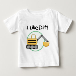 Para Bebê Eu gosto do camiseta e dos presentes da sujeira