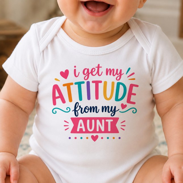 Para Bebê Eu Recebo Minha Atitude Da Minha Tia Body (Criador carregado)