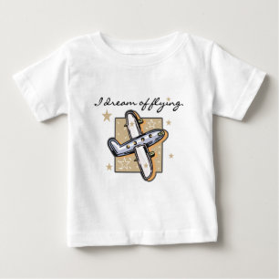 Para Bebê Eu sonho do camiseta e dos presentes do vôo