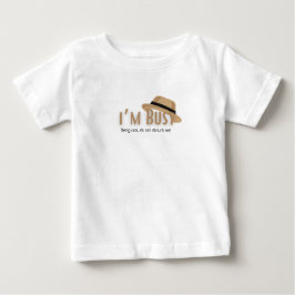 Para Bebê Eu sou maneiro como camiseta pops