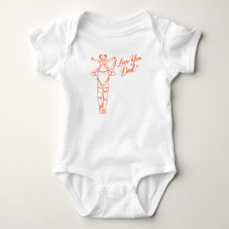 Para Bebê Eu Te Amo Papai Body