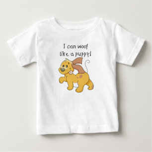 Para Bebê Eu Woof gosto do camiseta e dos presentes de um